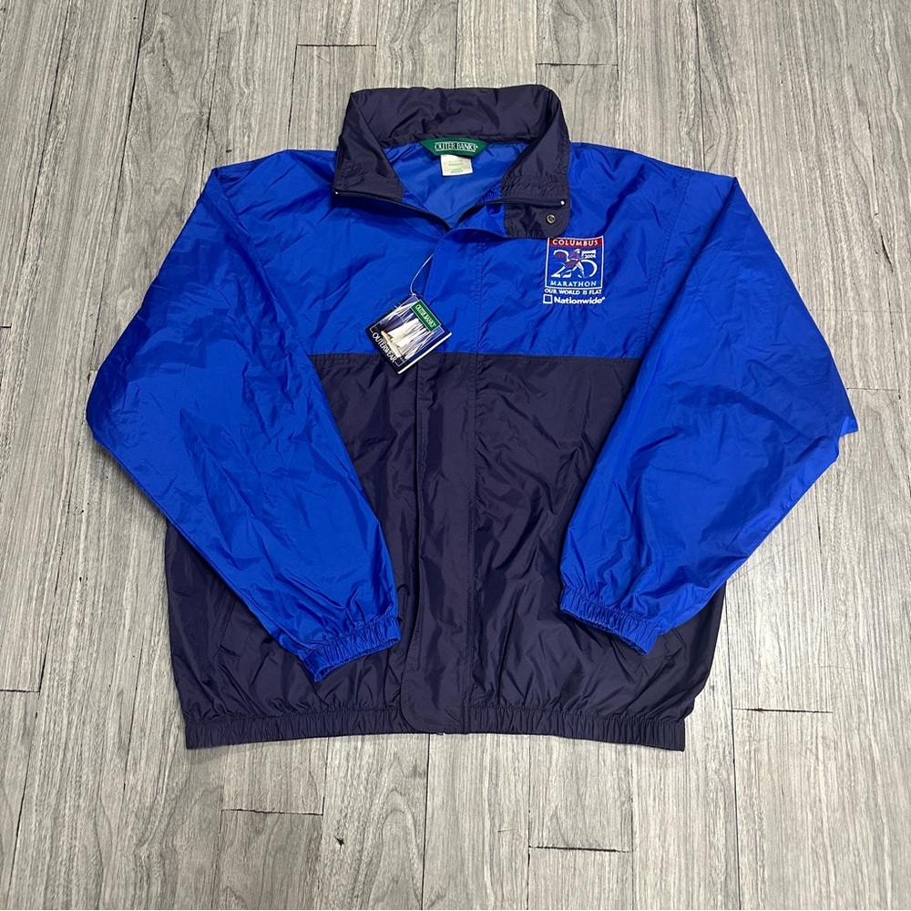 Vintage 2004 Outer Banks Columbus Marathon Zip Up Jacket